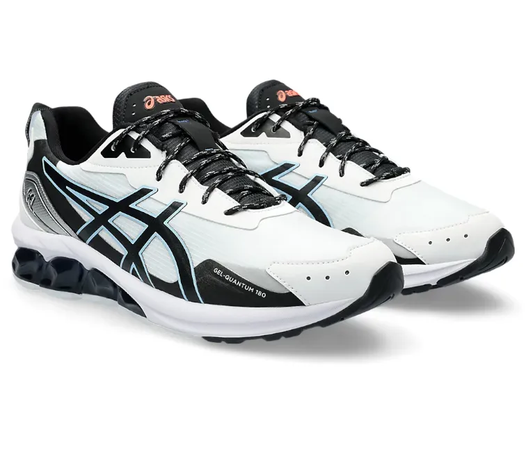 Mens Asics Gel Quantum 180 LS 5 (White/Black) Sports Ready Zipper Closure