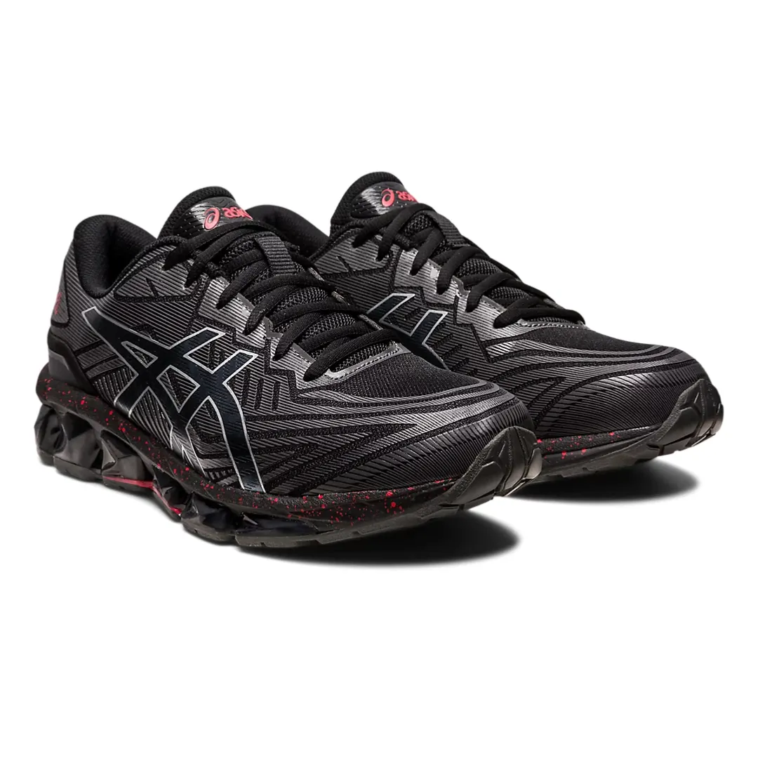 LeatherUpper Foot Cushion Men's Asics Gel-Quantum 360 7 (Black/Cayenne)