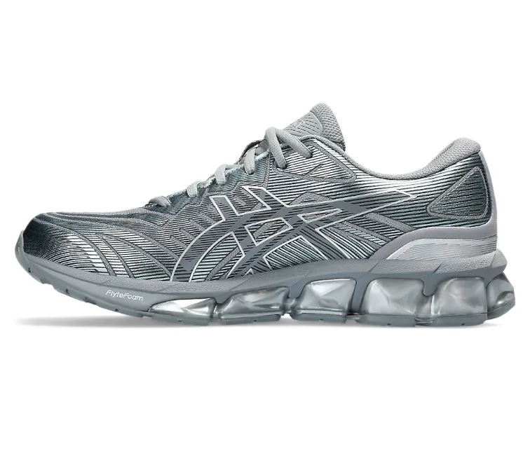 Men's Asics Gel-Quantum 360 7 (Sheet Rock/Pure Silver) Flexible Material Ankle Stabilization