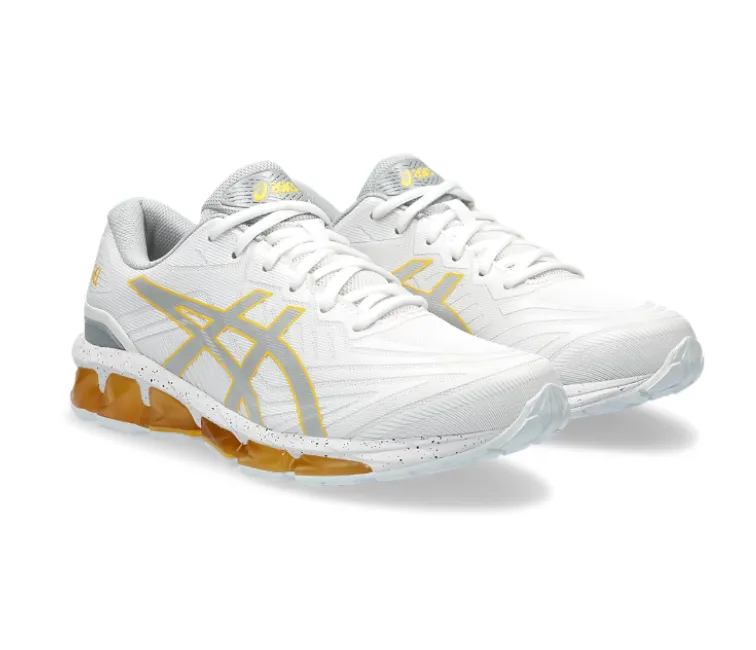 Versatile use All Around Wear Men's Asics Gel-Quantum 360 7 (White/Saffron)