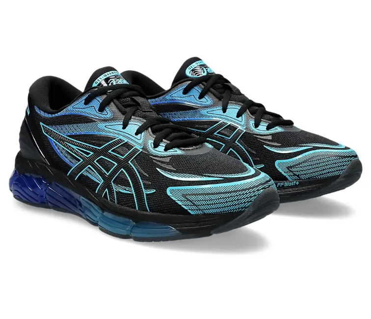 Friction Free Laces Active Men's Asics Gel-Quantum 360 8 (Black/Aquarium)