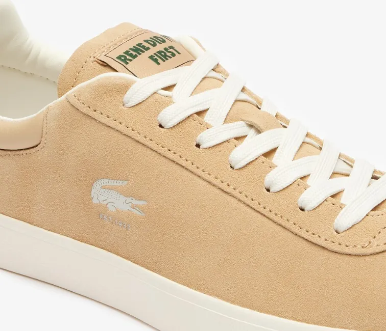 Soft foam Men's Lacoste Baseshot 124 3 SMA (Light Brown/Off White)