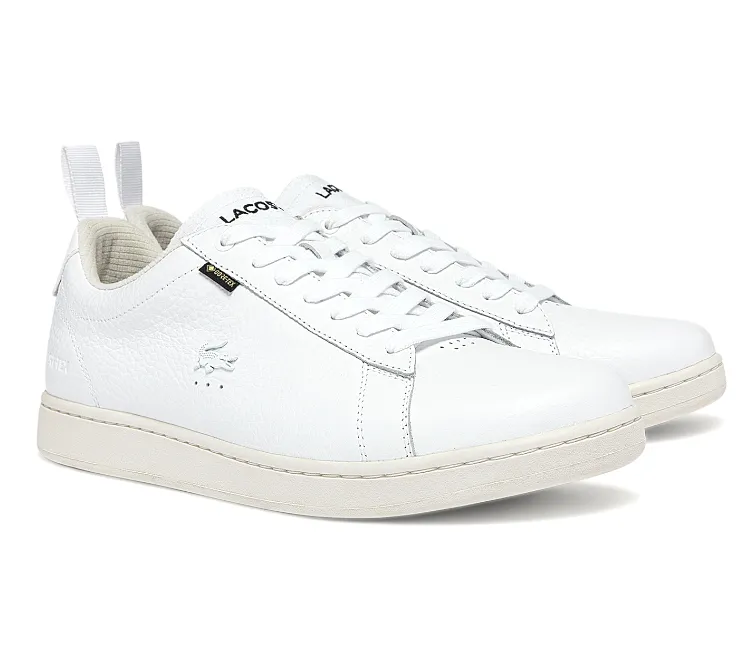 Men's Lacoste Carnaby Evo GTX 07221 SMA (White/Off White) Synthetic Leather Panels Premium Material