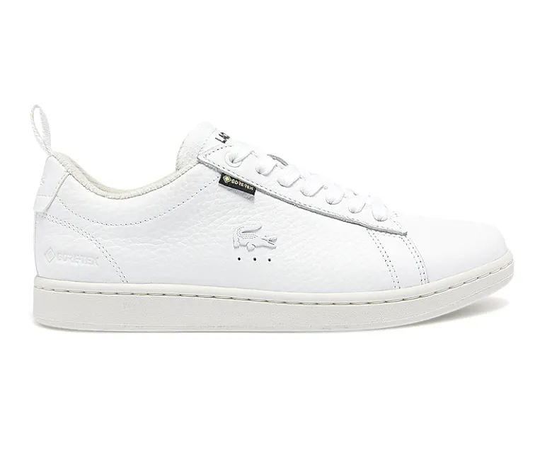 Mesh Lining Walking Focus Men's Lacoste Carnaby Evo GTX 07221 SMA (White/Off White)