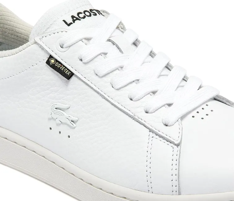 Men's Lacoste Carnaby Evo GTX 07221 SMA (White/Off White) Sport Fashion Recycled Material
