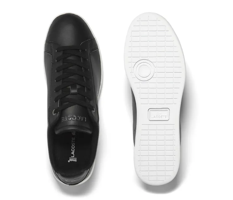Low Cut Prostration Men's Lacoste Carnaby Pro BL23 SMA (Black/White)