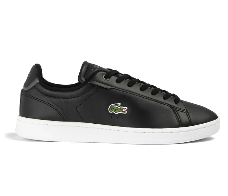 Lightweight EVA Foam Classic Vibe Men's Lacoste Carnaby Pro BL23 SMA (Black/White)