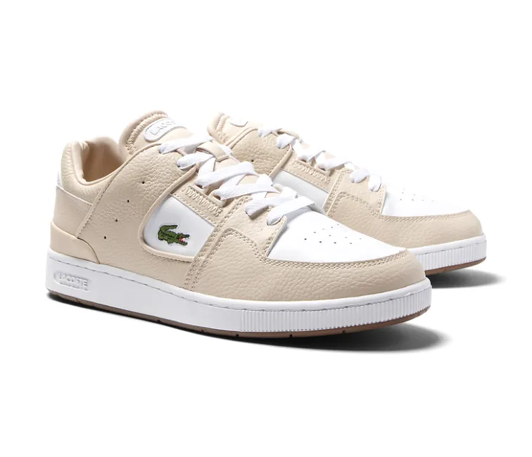 Men's Lacoste Court Cage 123 2 SMA (White/Gum) Fresh materials Machine washable