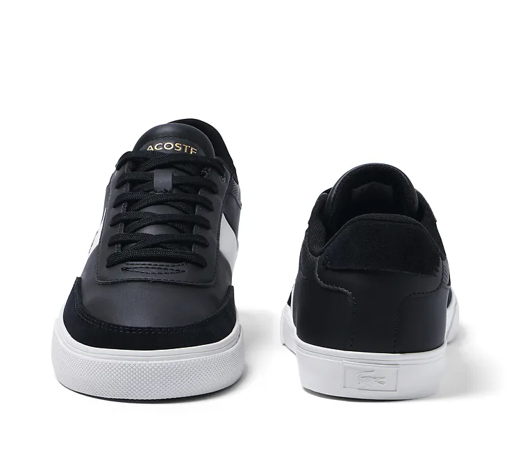 Men's Lacoste Court Master Pro 222 1 (Black/Off White) Square Toe