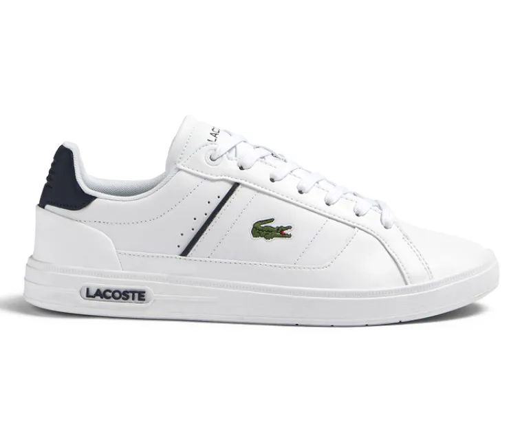 Lace Lock Men's Lacoste Europa Pro 123 1 (White/Navy)