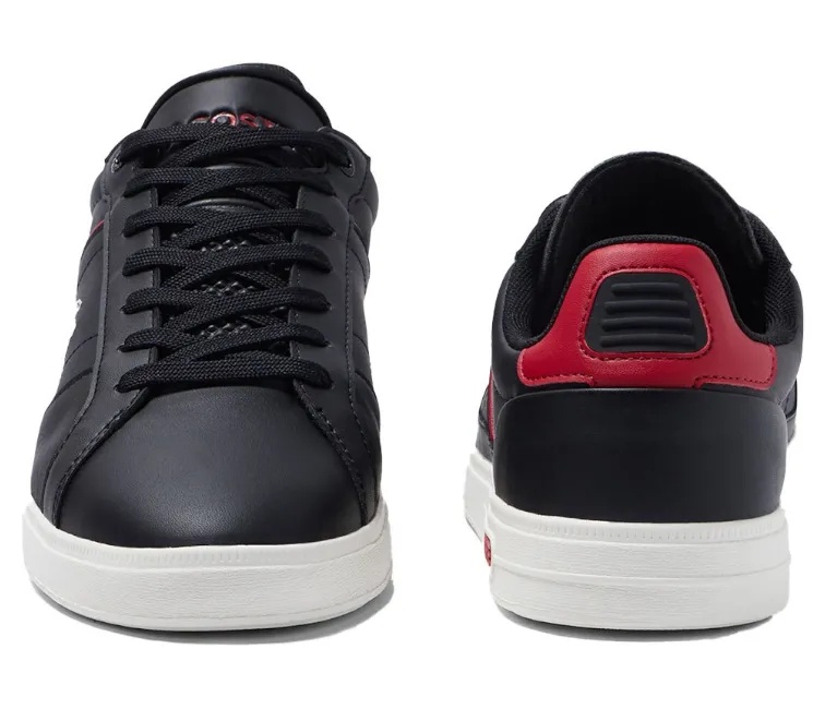 Dynamic Heel Cup Moisture Wicking Insole Men's Lacoste Europa Pro 222 1 (Black/Red)