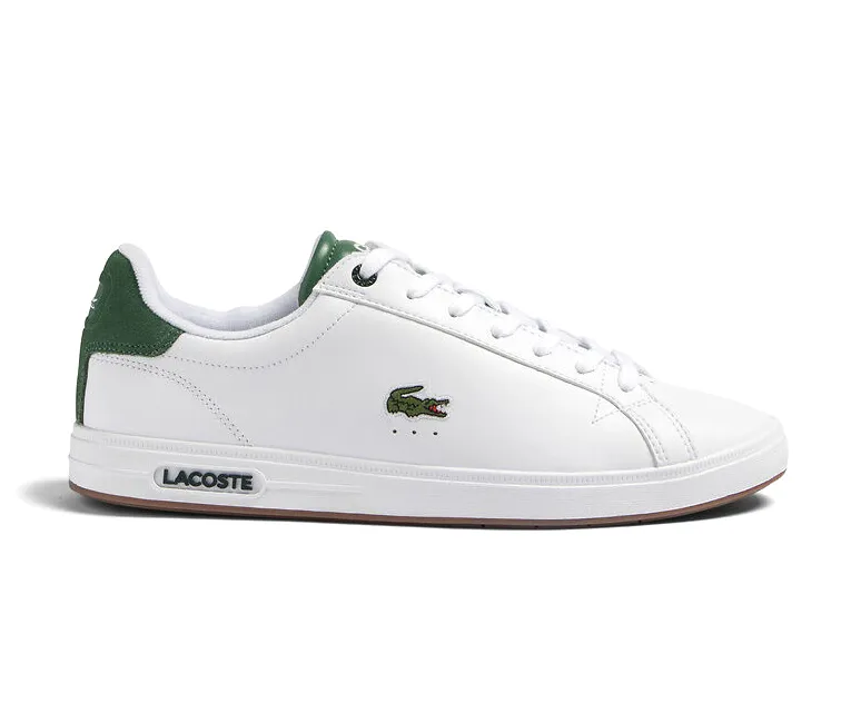 Multi Density Foam Designer Sneakers Men's Lacoste Graduate Pro 123 2 (White/Gum)