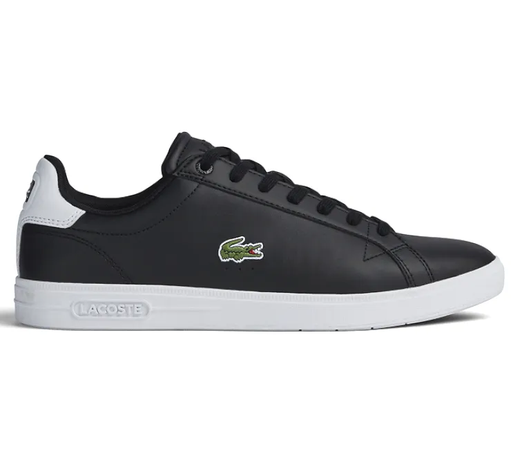 Men's Lacoste Graduate PRO 222 1 SMA (BLK/WHT) Speed Step Cushioning Cloud Tech