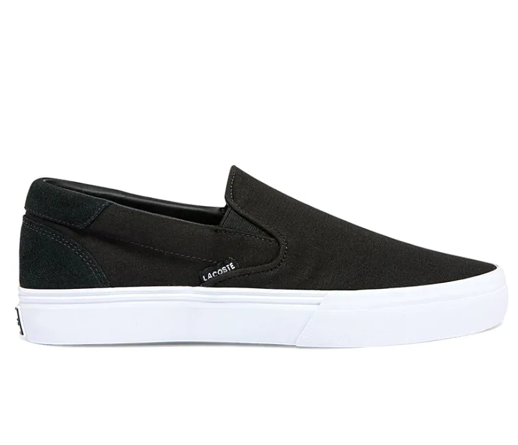 Men's Lacoste Jump Serve Slip 07221 (Black/White) Support Zone Velcro fastening