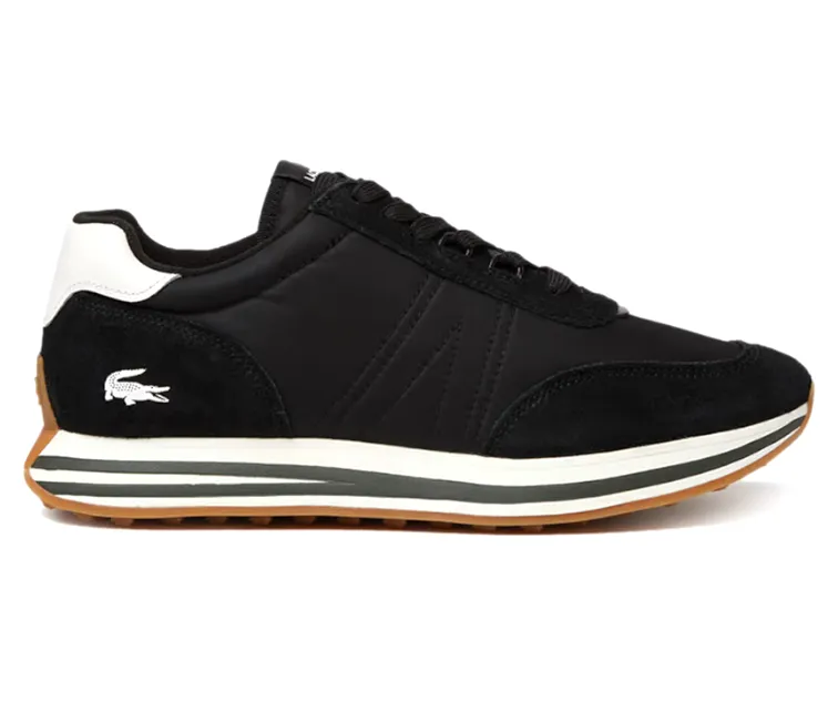 Ergonomic Last Design Men's Lacoste L-Spin 222 SMA (Black/Gum)