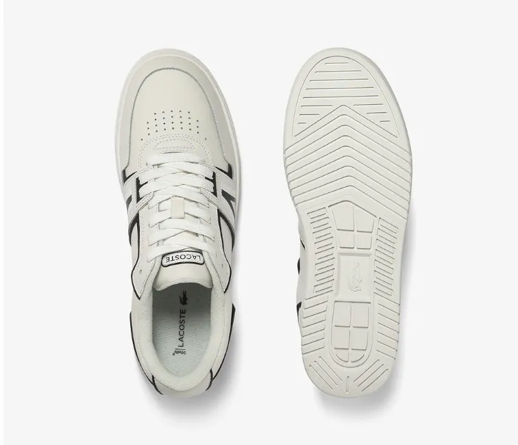Men's Lacoste L001 123 7 (White/Black) Elastic Straps