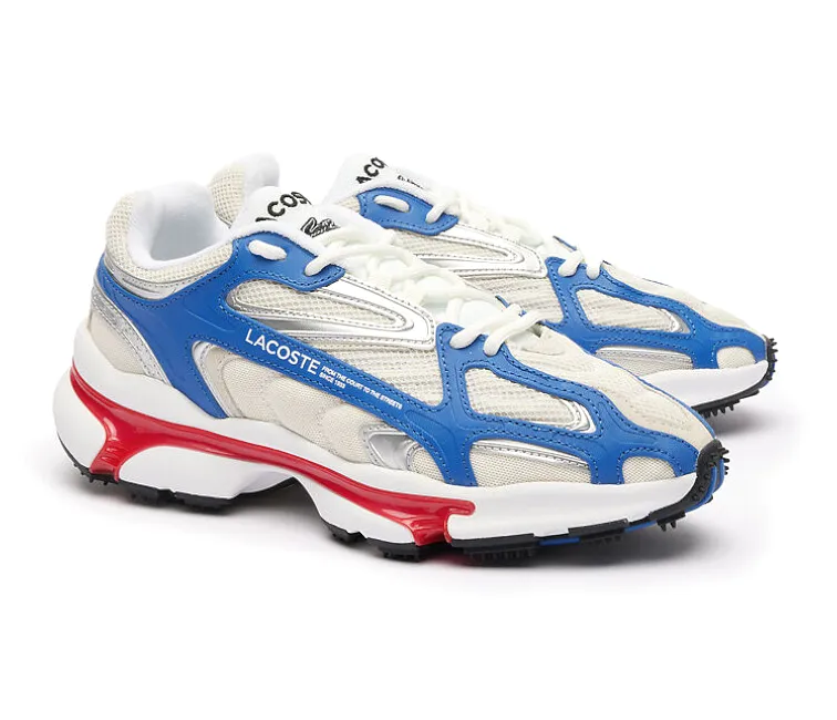 Men's Lacoste L003 2K24 124 1 SMA (White/Red/Blue) High Traction Tread