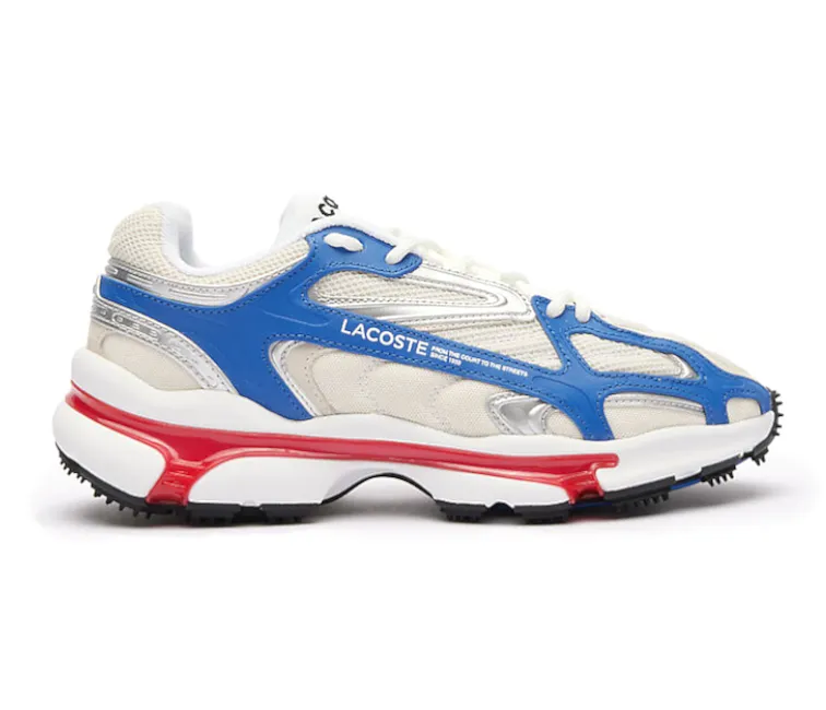 Men's Lacoste L003 2K24 124 1 SMA (White/Red/Blue) Any Weather Chill Walk