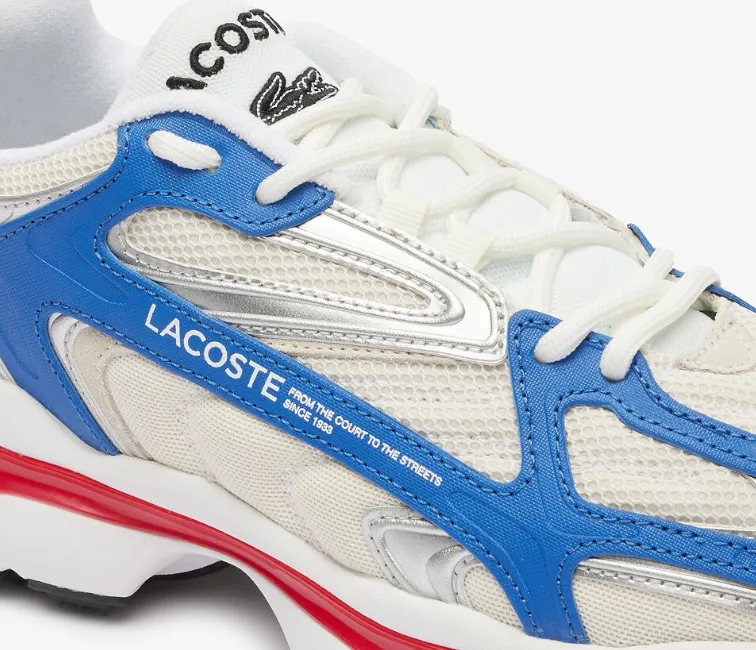 Men's Lacoste L003 2K24 124 1 SMA (White/Red/Blue) Quick Travel Cushioned durability