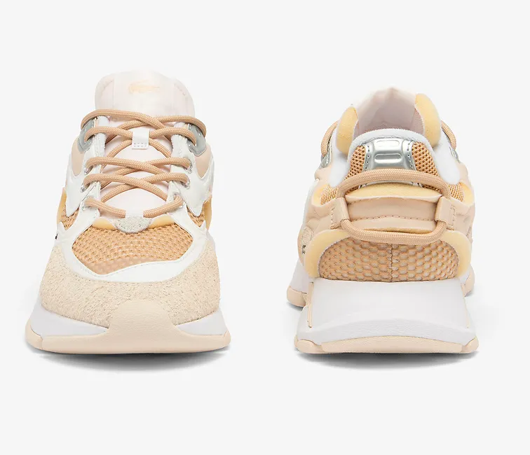 Men??s Lacoste L003 Neo 124 5 SMA (Light Tan/White) Running Style