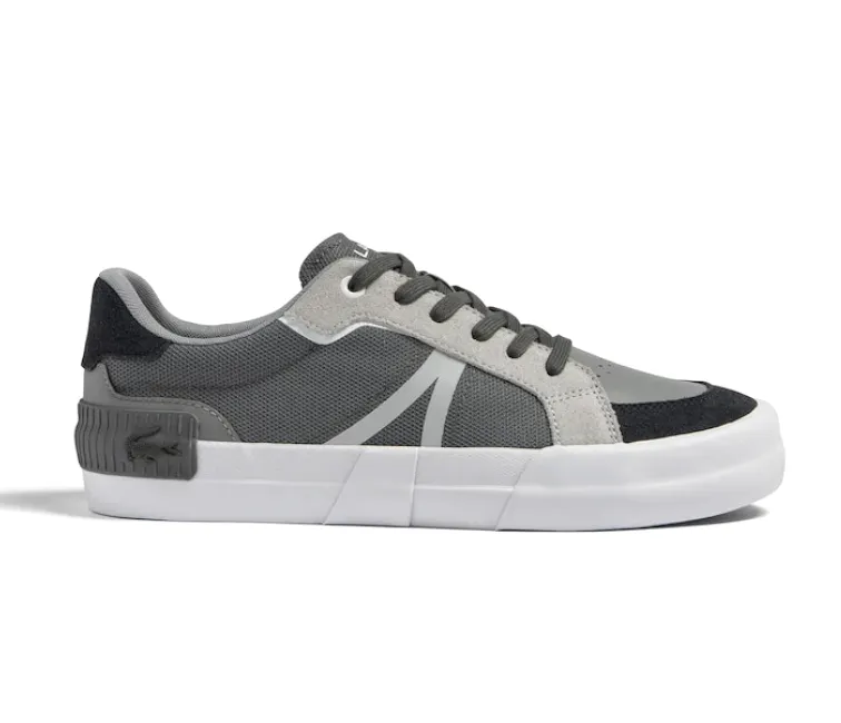 Men's Lacoste L004 123 4 SMA (Grey/Dark Grey) Low   Top Style