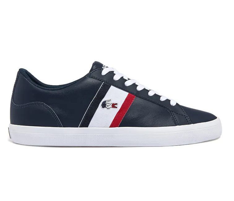 Men's Lacoste Lerond Tri 2 CMA (Navy/White) Footwear Tech ComfortableFit
