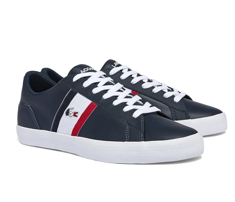 Men's Lacoste Lerond Tri 2 CMA (Navy/White) Ultra-soft breathability Hybrid style