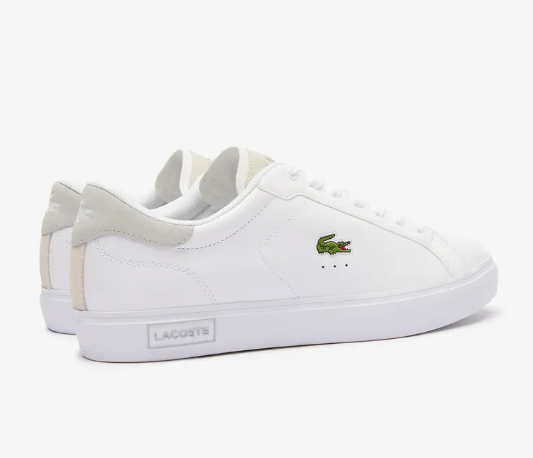 Men??s Lacoste Powercourt 124 2 SMA (White/Light Grey) Supportive structure Sport Casual