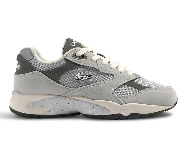 Men's Lacoste Storm 96 LO VTG 223 1 SMA (Light Grey/Dark Grey) Dynamic Lacing System