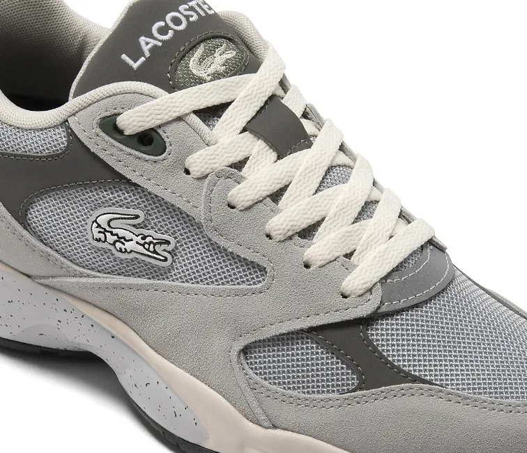 Ortholite insole Road Fit Men's Lacoste Storm 96 LO VTG 223 1 SMA (Light Grey/Dark Grey)