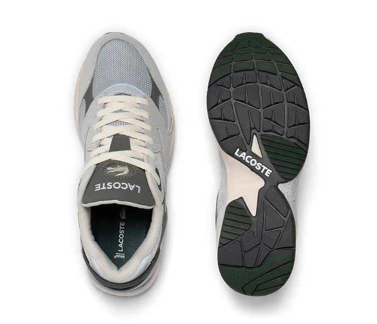 Classic Touch Quick design Men's Lacoste Storm 96 LO VTG 223 1 SMA (Light Grey/Dark Grey)