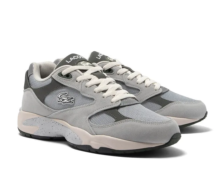 Zero Grip Failure Running Men's Lacoste Storm 96 LO VTG 223 1 SMA (Light Grey/Dark Grey)
