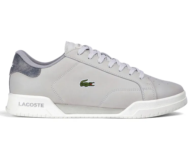 Men's Lacoste Twin Serve 222 1 SMA (White/Off White) Slim Frame Quick Boost