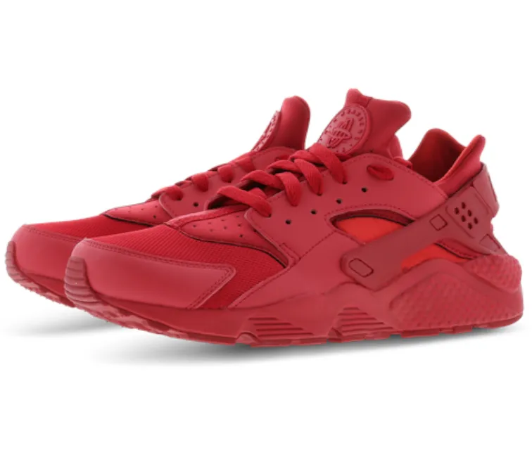 Men's Nike Air Huarache (Triple Red) Smooth Flow