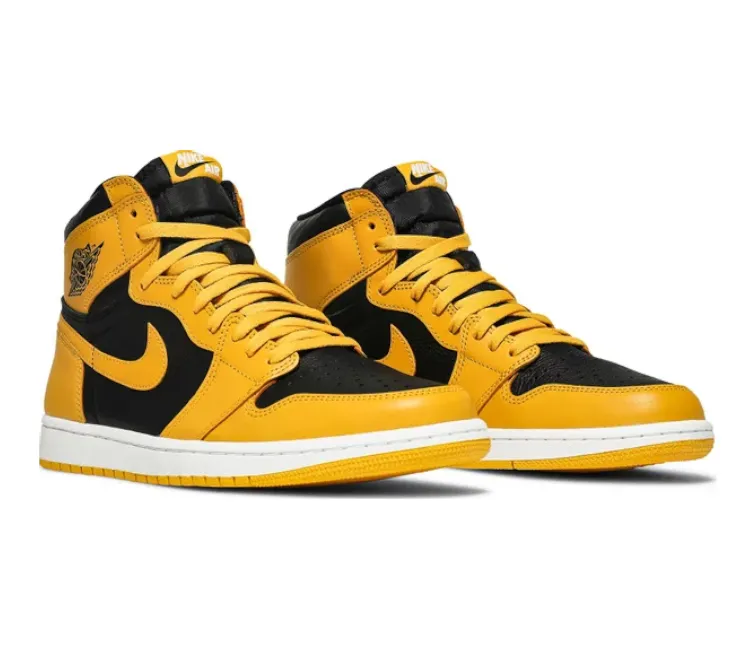 Men??s Nike Air Jordan 1 High Retro OG (Pollen) Sock Like Fit Shift Friendly