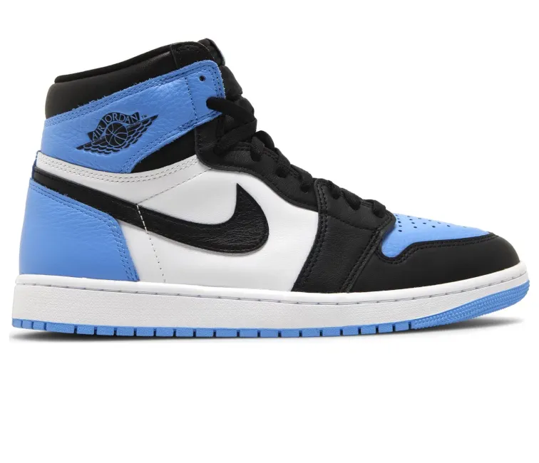 Men's Nike Air Jordan 1 High (UNC Toe) Basic Fit Sophisticated Comfort