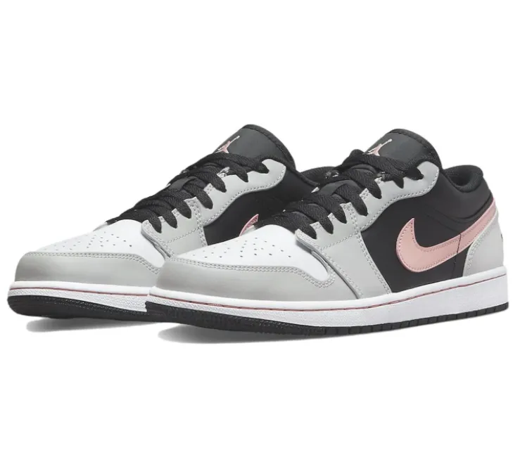 Men's Nike Air Jordan 1 Low (Black/Coral) Energy Return Midsole