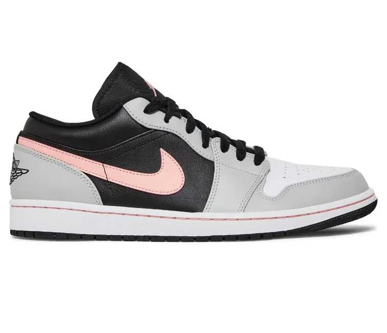 Men's Nike Air Jordan 1 Low (Black/Coral) Cloud Comfort Enhanced grip
