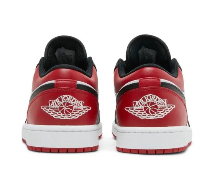 Men's Nike Air Jordan 1 Low (Bred Toe) Weekend Chill Unique grip