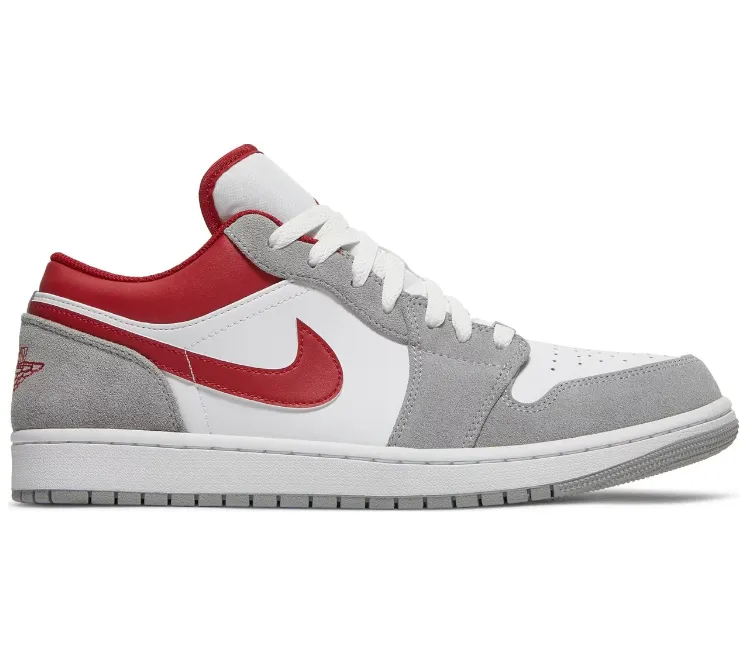 Men's Nike Air Jordan 1 Low SE (Smoke Grey/Red) Hyperelastic Foam Layers