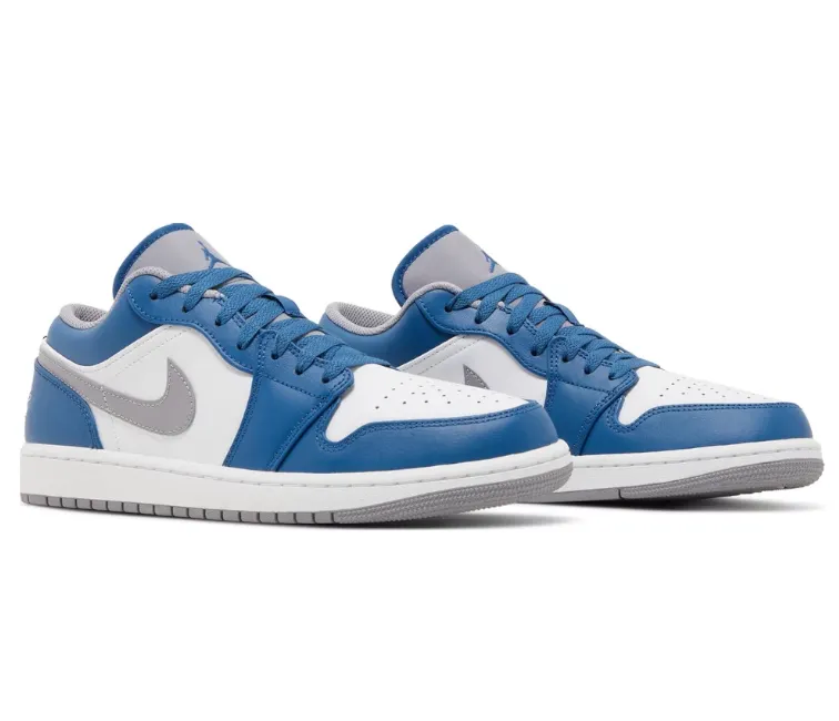 Velcro straps Men's Nike Air Jordan 1 Low (True Blue)