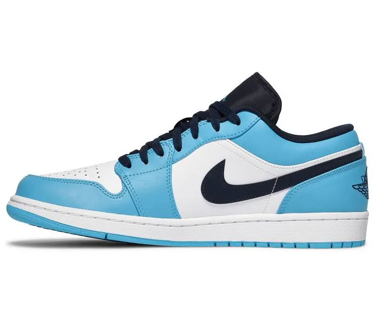 Comfortable toe box Street Grip Men's Nike Air Jordan 1 Low (UNC)