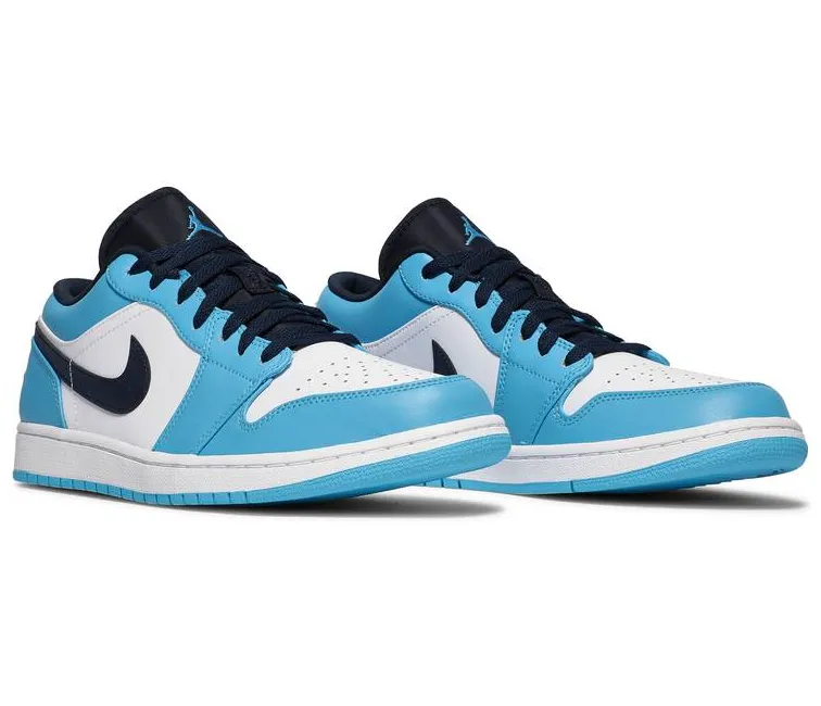 Rockered Sole Men's Nike Air Jordan 1 Low (UNC)