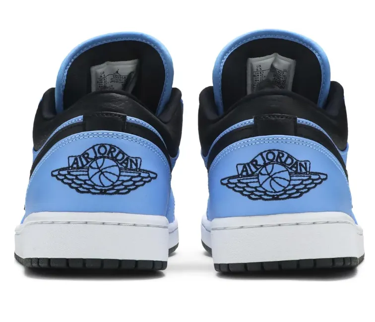 Men's Nike Air Jordan 1 Low (University Blue) Ultra Performance Soft Soles