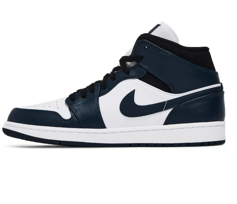 Sculpted Design Dynamic Feel Mens Nike Air Jordan 1 Mid (Armory Navy)