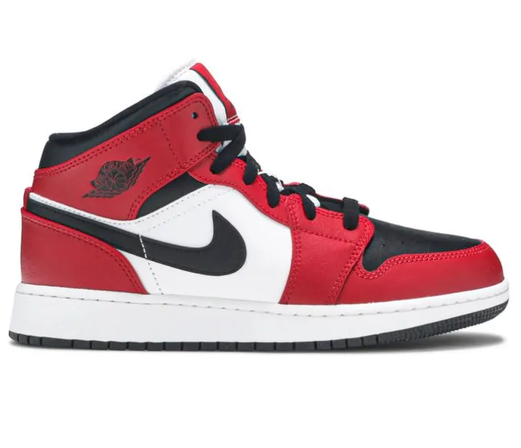 Dynamic Suspension Speed Boost Men's Nike Air Jordan 1 Mid (Chicago Black Toe)