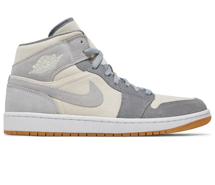Elastic Lacing Men's Nike Air Jordan 1 Mid SE (Coconut Milk)