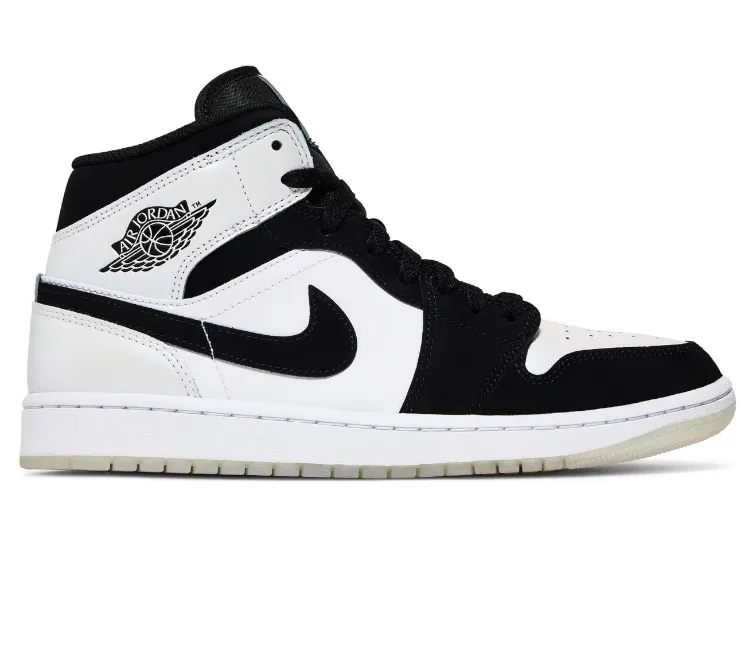 Stretch tongue Fashion Base Men's Nike Air Jordan 1 Mid SE (Diamond)