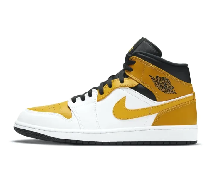 Support Tech Core Fitness Men's Nike Air Jordan 1 Mid (University Gold)