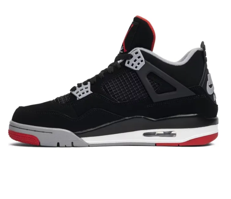 Dynamic Heel Cup Men's Nike Air Jordan 4 Retro (BRED 2019)